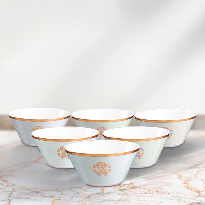 Fruit Bowl LIZZARD Set of 211 Steel diam. 5.04", H 2.48"