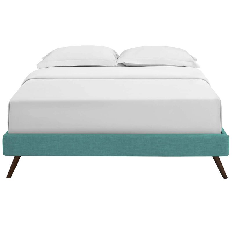 Modway - Loryn Full Fabric Bed Frame with Round Splayed Legs image number 5