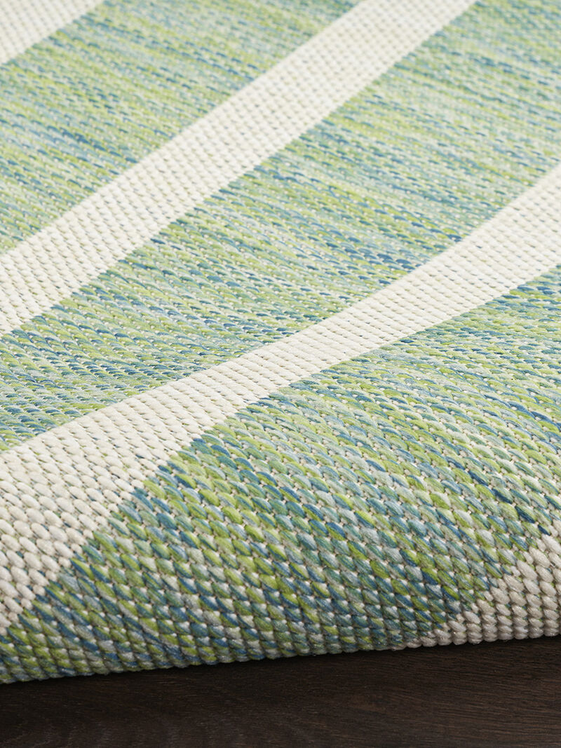 Positano POS03 Blue/Green/Ivory 5' x 7' Rug image number 6