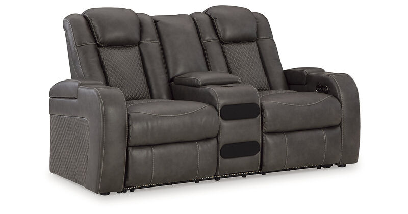 Fyne-Dyme Power Reclining Loveseat with Console image number 5