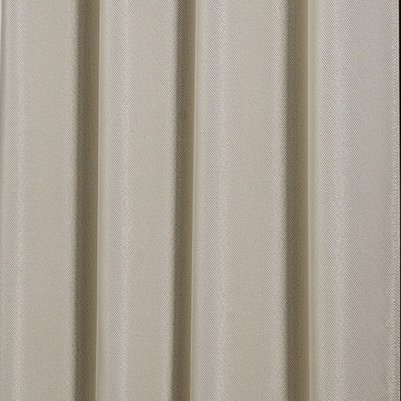 Oliva Gray Lucas Jacquard Blackout Grommet Panel - 52x84" Beige