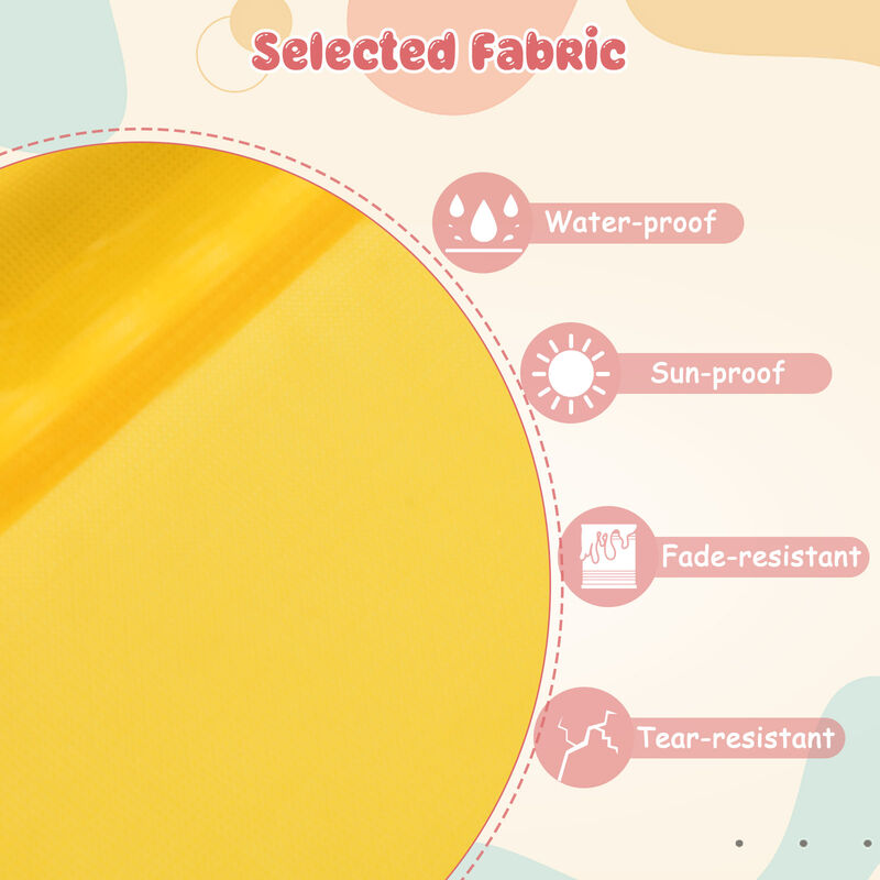 Kids Climbing Dome with Slide and Fabric Cushion for Garden Yard