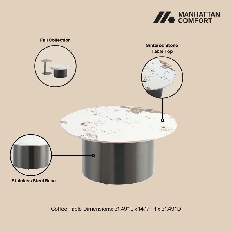 Alondra Coffee Table and End Table Set