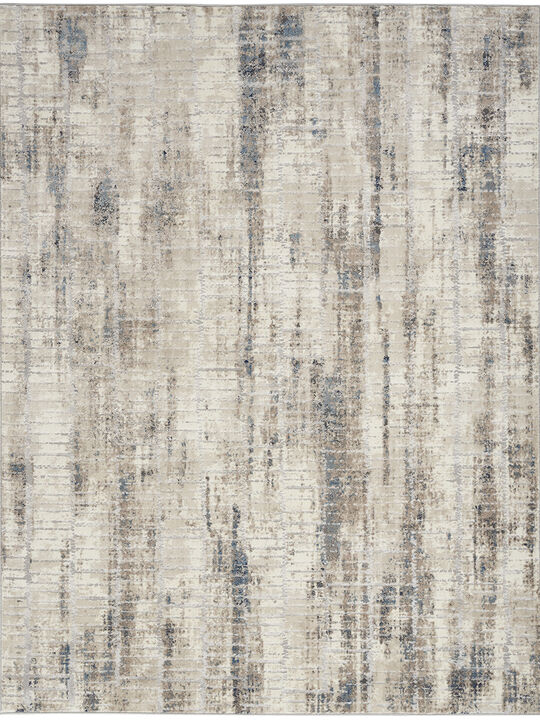 CK022 Infinity IFN02 Ivory/Gray/Blue 7'10" x 9'10" Rug
