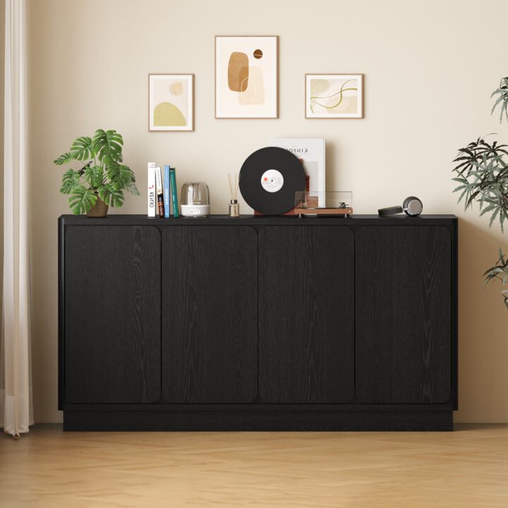 Boxpex 4-Door Sideboard Buffet Cabinet
