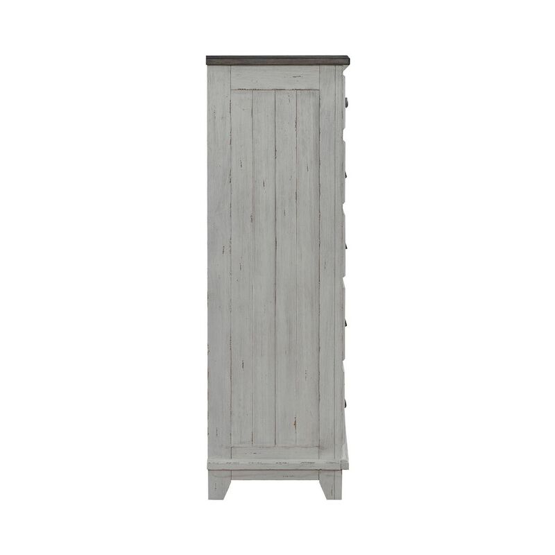 Liberty Furniture River Place 6 Drawer Bedroom Chest Cottage - Riverstone White & Tobacco image number 3