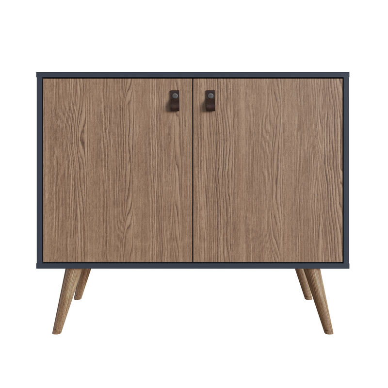 Amber Blue and Brown Accent Cabinet image number 0