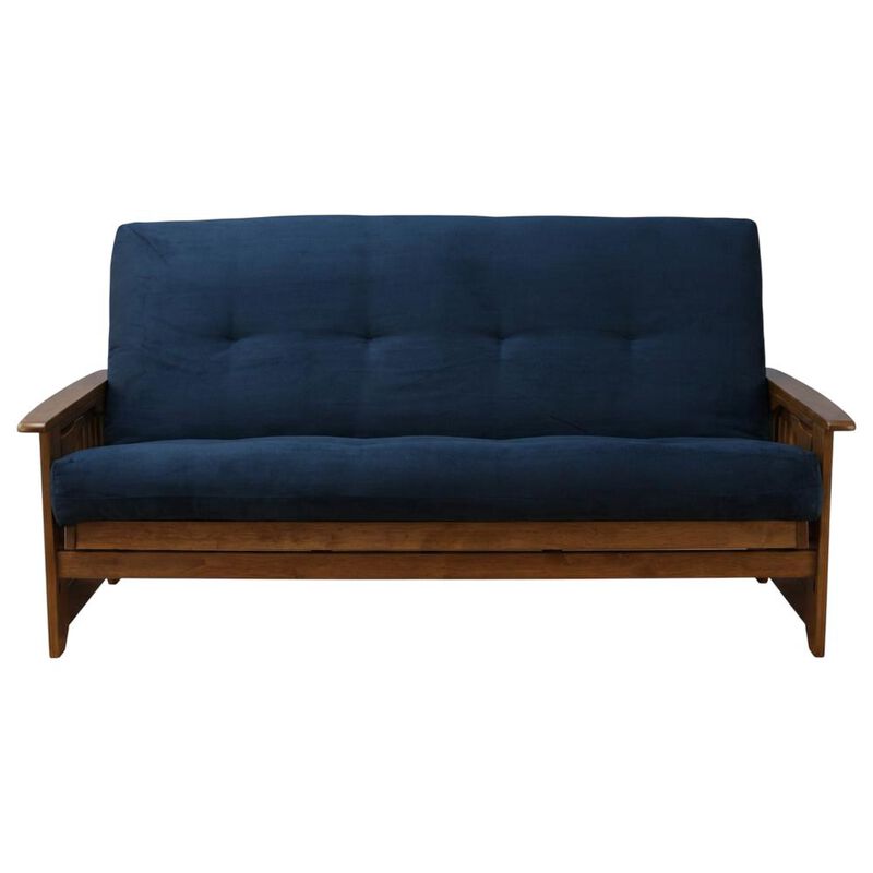 Phoenix&nbsp;Frame-Barbados&nbsp;Finish-Suede Navy Mattress image number 0