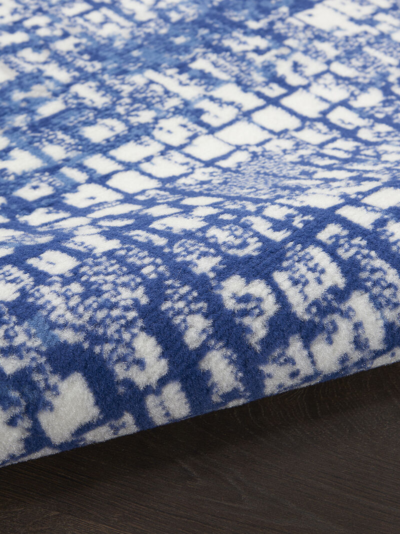 Whimsicle WHS07 Ivory/Navy 8'4" x 11'6" Rug