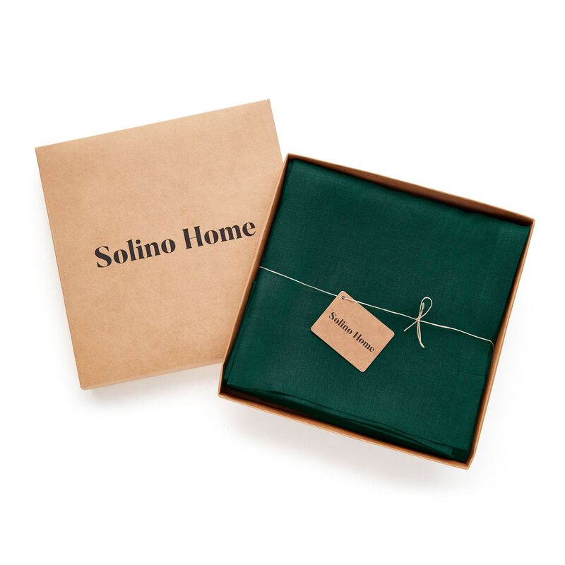 Solino Home 100% Pure Linen Curtain - Linen Curtain