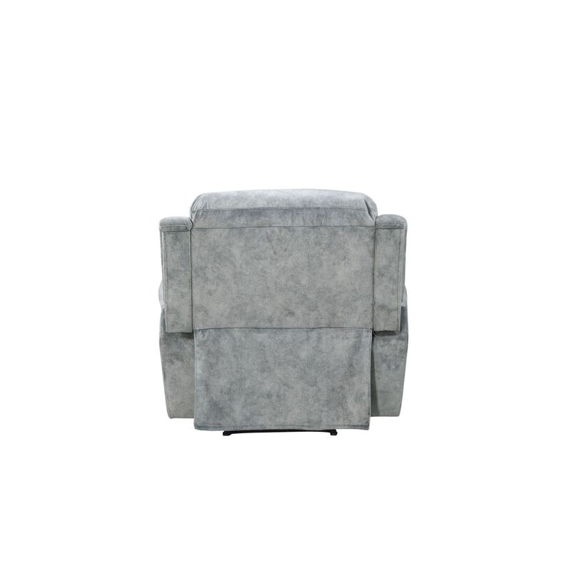 Mariana Recliner, Silver Gray Fabric image number 6
