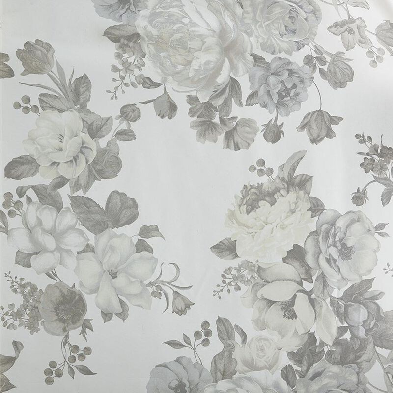 Belen Kox Simone Printed Floral Twist Tab Top Voile Sheer Curtain, Belen Kox