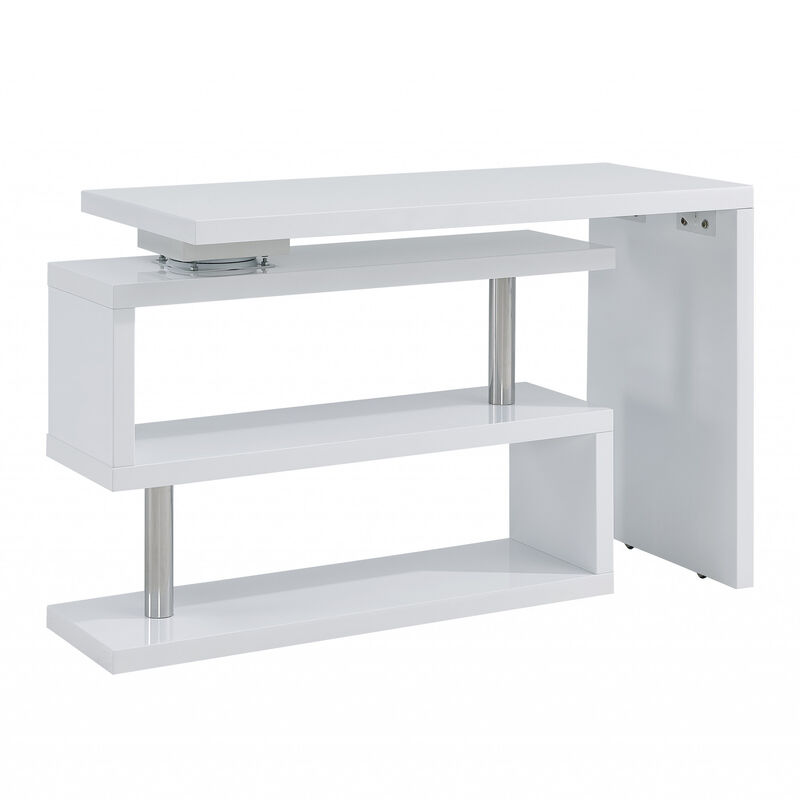 Corner Writing Desk with Storage – Functional Home Office Table