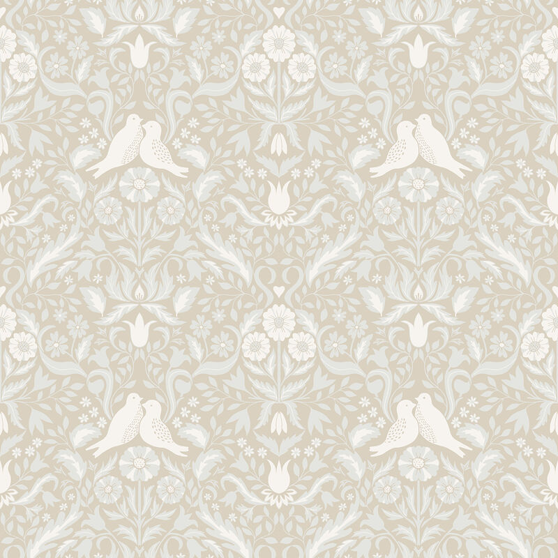 Niki Beige Country Kitsch Wallpaper image number 0
