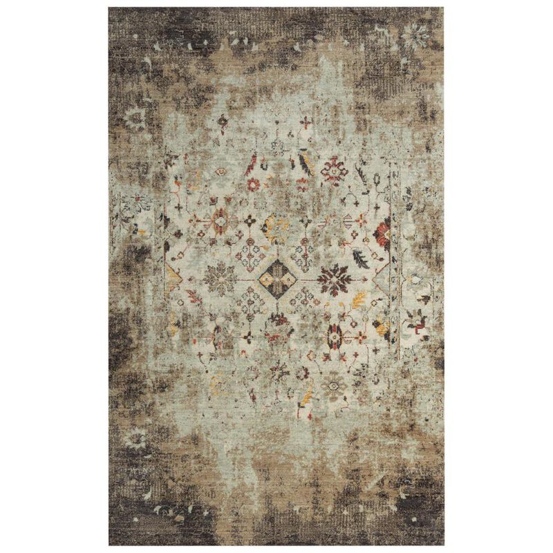 Hybrid Cut Pile Wool Rug, 5' x 8'