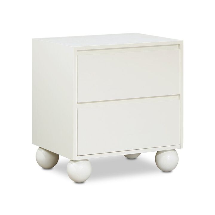 Meridian Furniture Kent Cream Night Stand
