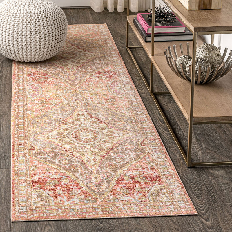 Petras Modern Ornate Medallion Area Rug