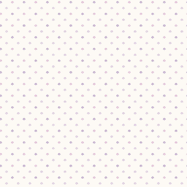 Miniatures 2 Mini Fan Motif Purple Lilac Wallpaper G67901