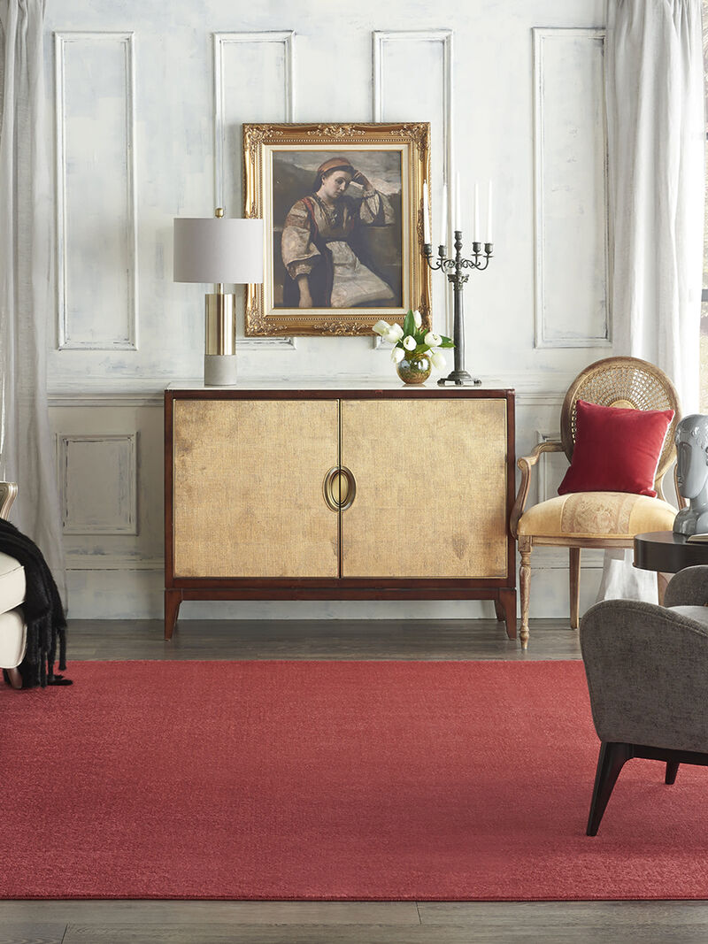 Nourison Essentials NRE01 Brick Red 8' x 10' Rug