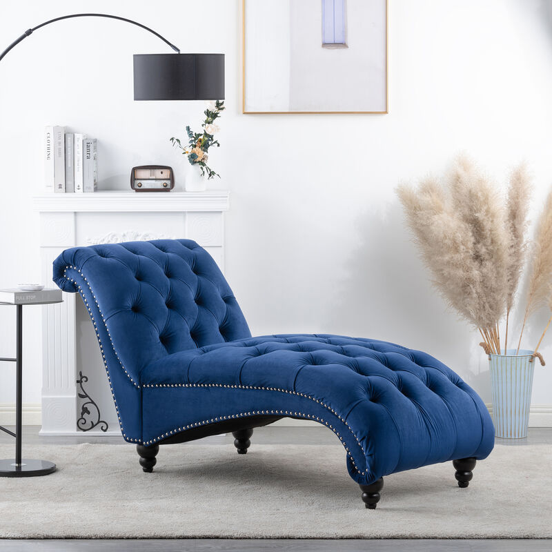 Streamdale Tufted Armless Chaise Lounge image number 1