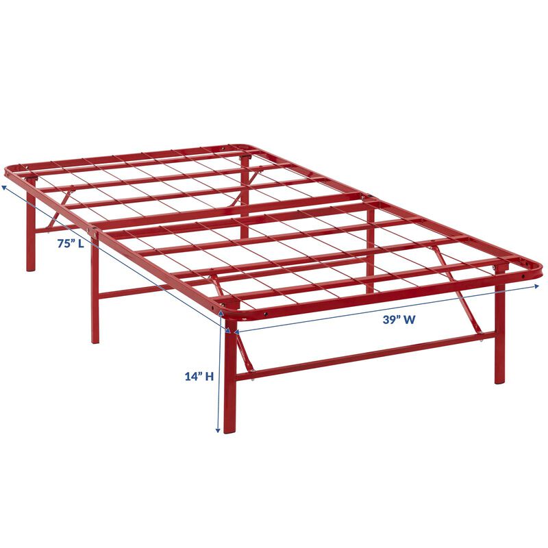 Modway - Horizon Twin Stainless Steel Bed Frame image number 6