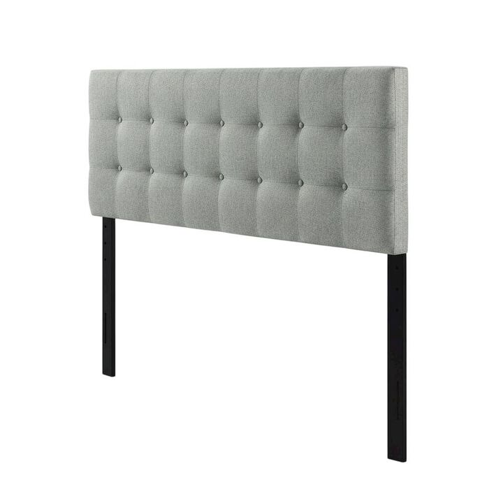 Upholstered Fabric Queen Headboard with Padded Design and Durable Frame