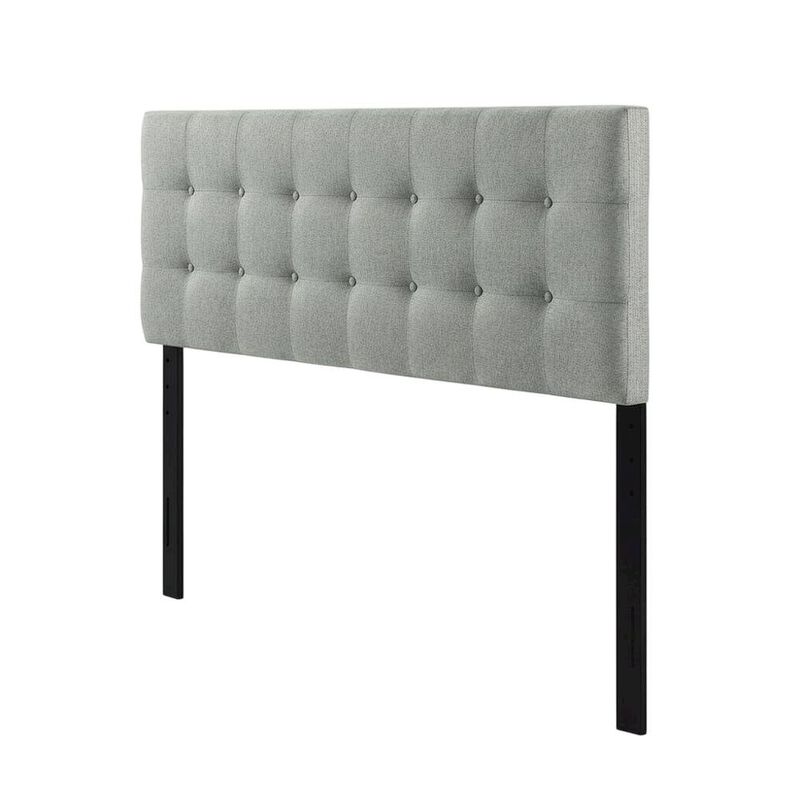 Upholstered Fabric Queen Headboard with Padded Design and Durable Frame image number 0