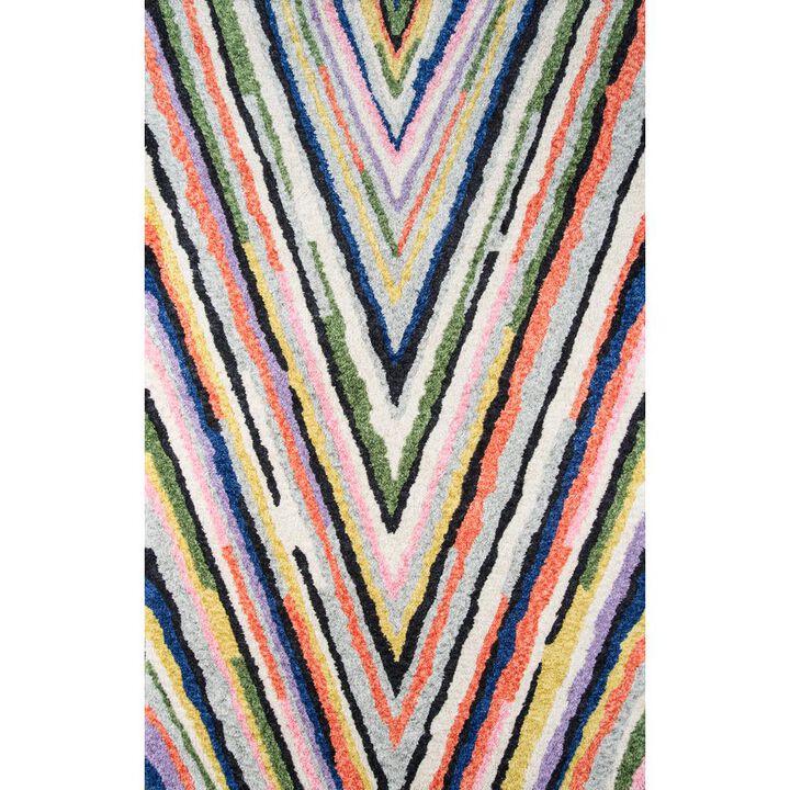 Novogratz Modern Rectangle Area Rug, Multi, 5' X 7'6