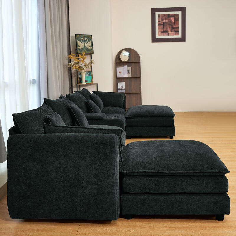 Merax Modern Minimalist Modular Sectional Sofa