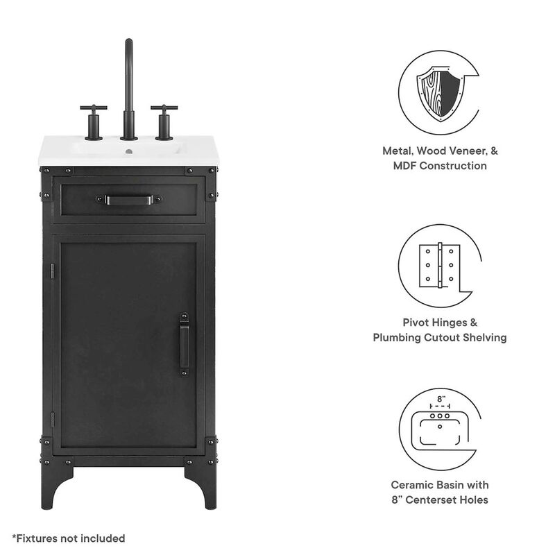 Steamforge 18" Bathroom Vanity image number 2