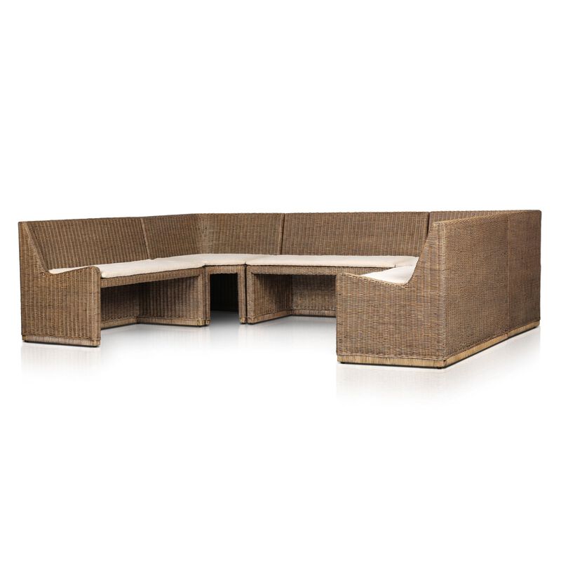 Senna 117" U-Shaped Dining Banquette