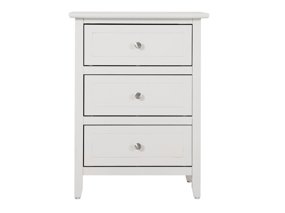 Daniel 3-Drawer Nightstand (25 in. H x 15 in. W x 19 in. D)