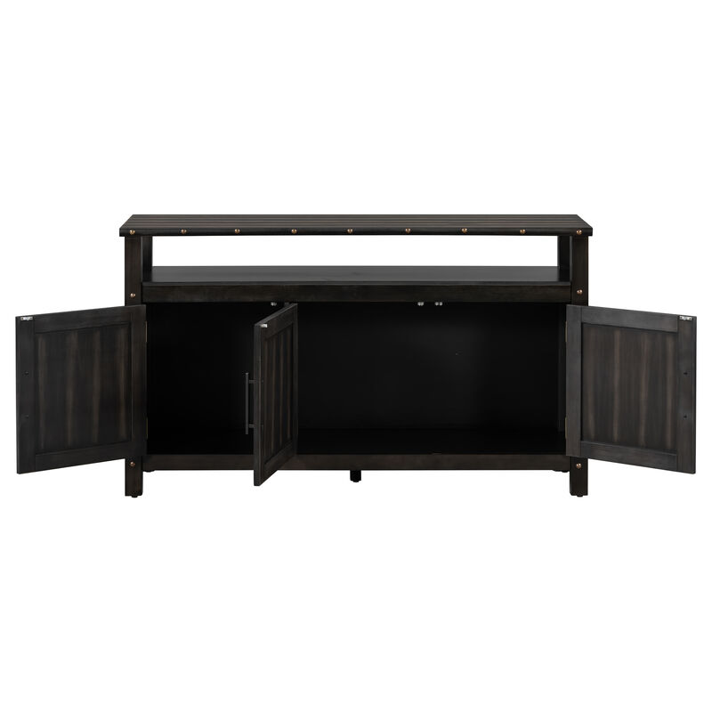 Wargip 55.1''Pine Sideboard image number 3