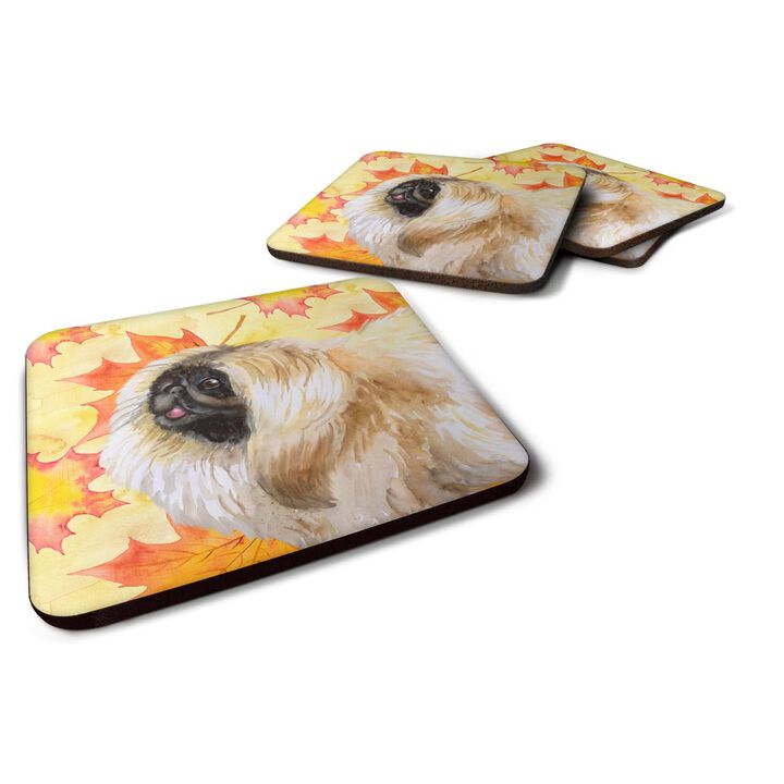 Caroline's Treasures Pekingese Fall Decorative coasters, Multicolor