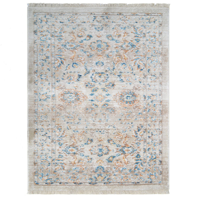 RUGSOTIC CARPETS MACHINE MADE POLYESTER AREA RUGS  - Rectangle Shape, Classic Oriental Traditional  Design, Low Pile Machine Made Area Rugs (M00067) image number 0