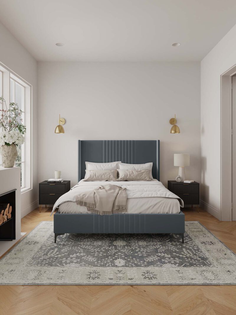 Promenade Gray Queen Bed