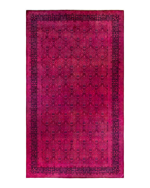 Fine Vibrance, One-of-a-Kind Handmade Area Rug  - Purple, 15' 8" x 9' 2"