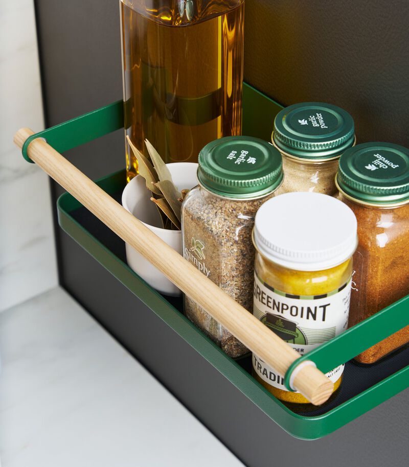 Magnetic Storage Caddy - Steel + Wood image number 7