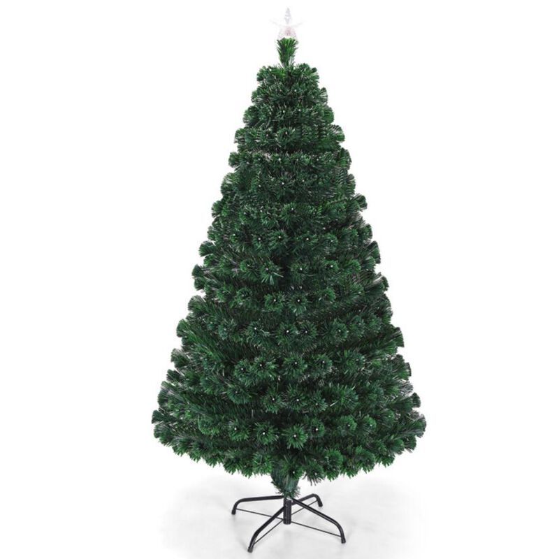 Artificial Christmas Tree with LED Light and Metal Stand