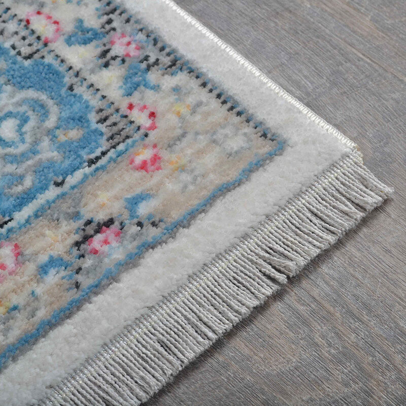 RUGSOTIC CARPETS MACHINE MADE POLYESTER AREA RUGS  - Rectangle Shape, Classic Oriental Traditional  Design, Low Pile Machine Made Area Rugs (M00099) image number 5