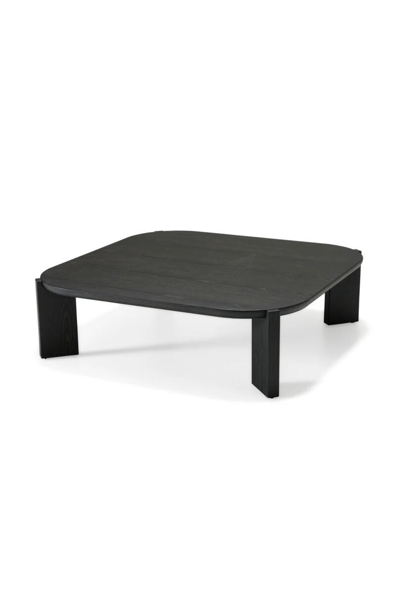 Brown Veneer Square Coffee Table | OROA Modern Noah image number 2
