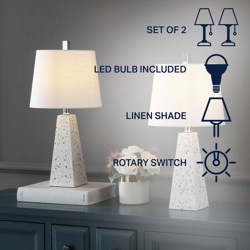 Owen Contemporary Resin LED Table Lamp