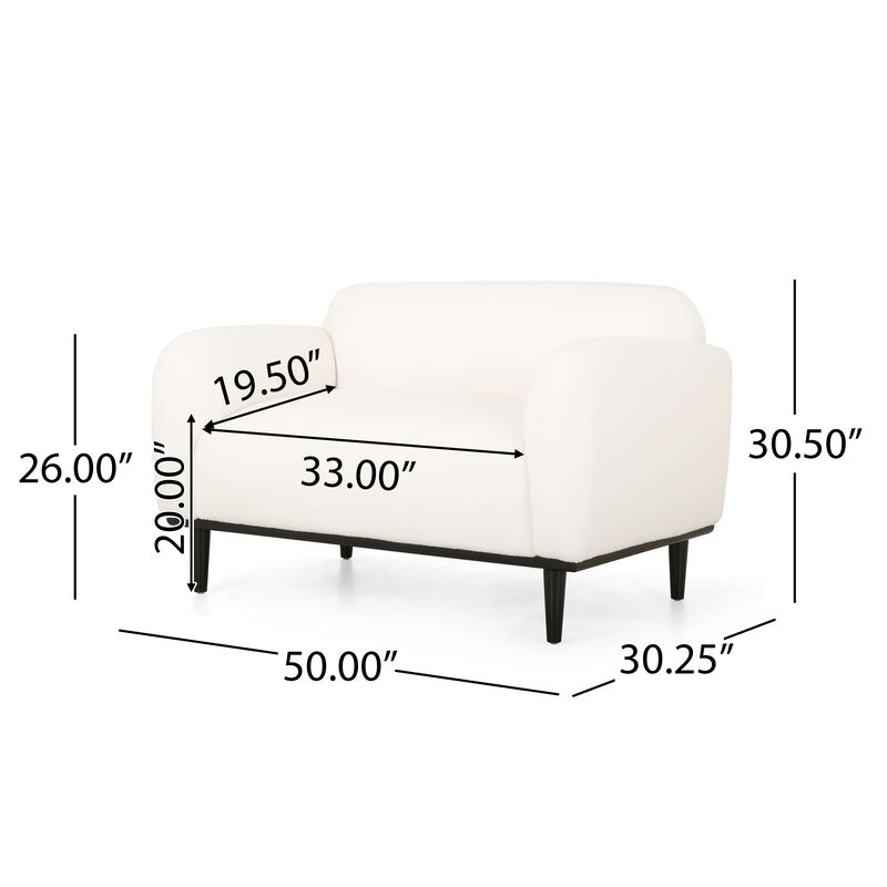 Merax Upholstered Loveseat Sofa