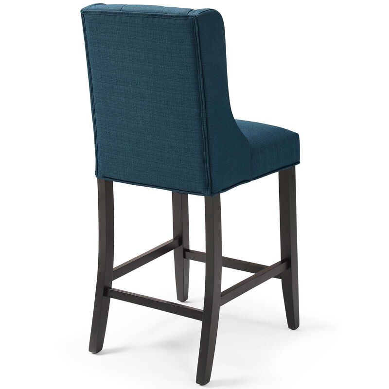 Baronet Tufted Button Upholstered Fabric Counter Stool image number 3