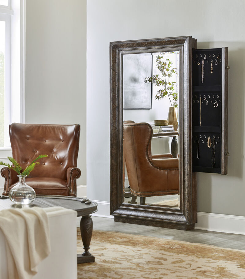 Traditions Floor Mirror w/hidden jewelry storage