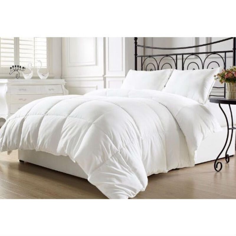 Hivvago Queen size Hypoallergenic Down Alternative Comforter in White