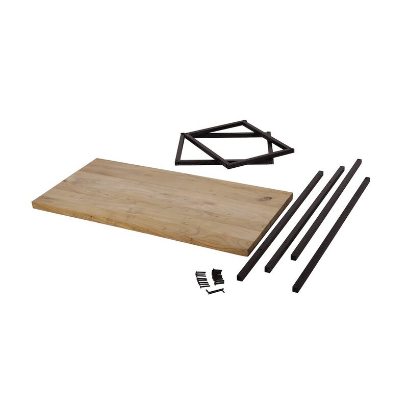 Jofran Ames Solid Wood Modern Coffee Table