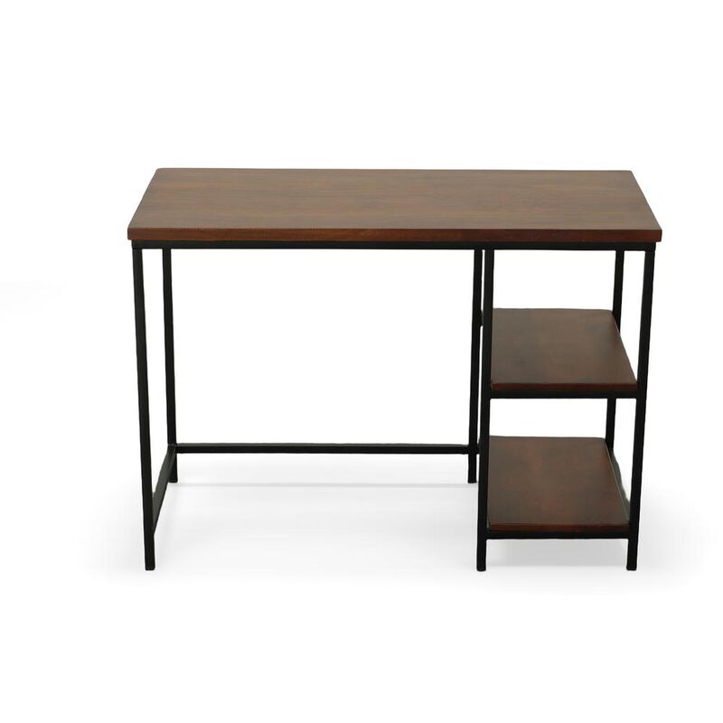 Carolina Living Brayden Desk - Chestnut/Black