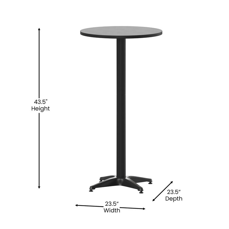 RD Black Bar Height Table image number 7