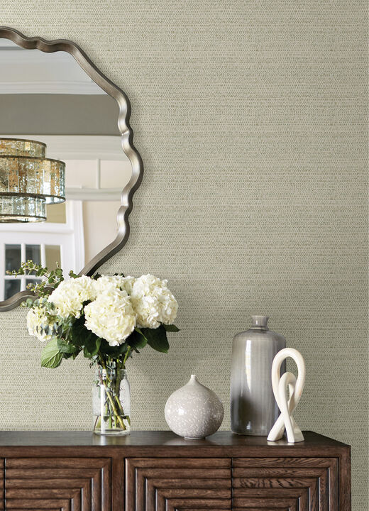 Balantine Sage Weave Wallpaper (Set of 2)